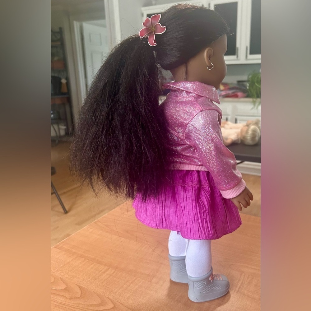 American Girl doll 18”Josefina Montoya lot of 7 w/clothes long br hair/br eyes - Picture 8 of 11